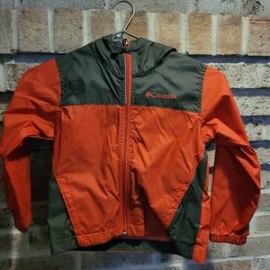 Columbia boys rain jacket with hood
